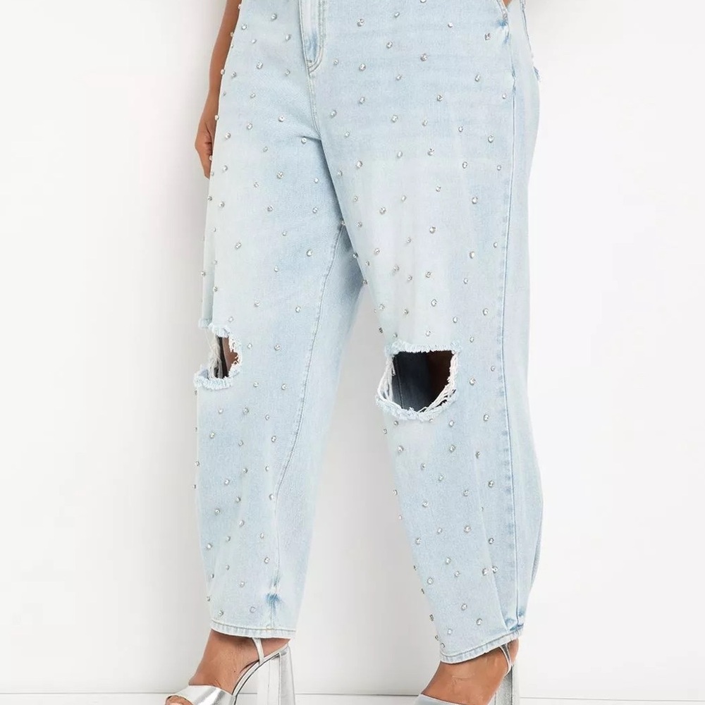 ELOQUII Collectors Edition Rhinestone Denim